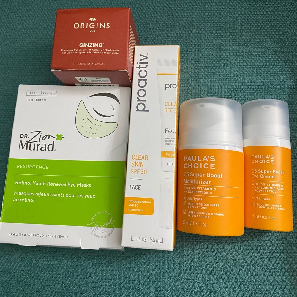 Unopened Skincare Bundle Murad Paula’s choice Origins